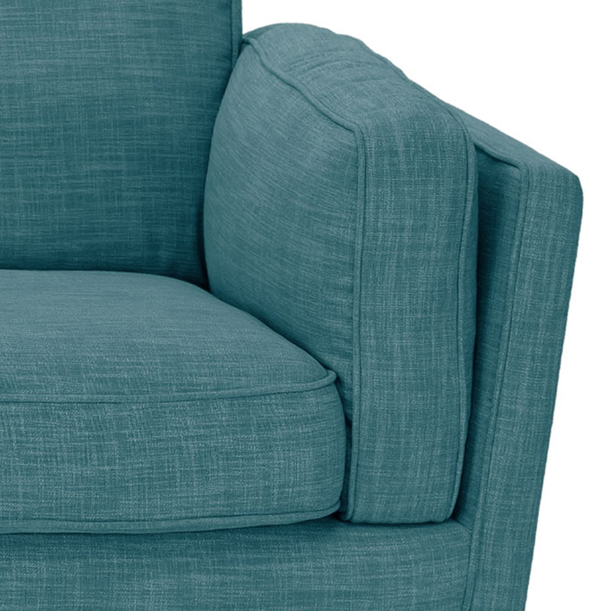 3 Seater Contemporary Sofa - Teal