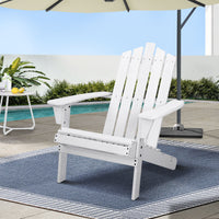 Adirondack Outdoor Wooden Beach Chair - 3 Colours
