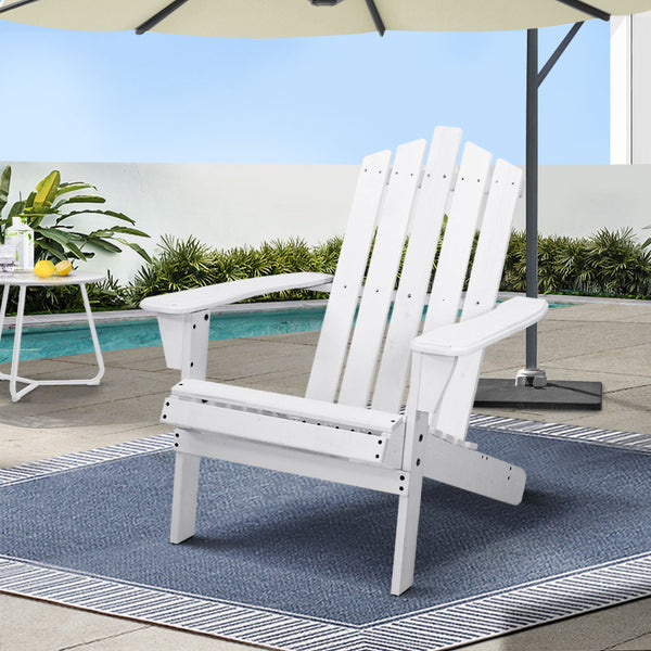 Adirondack Outdoor Wooden Beach Chair - 3 Colours