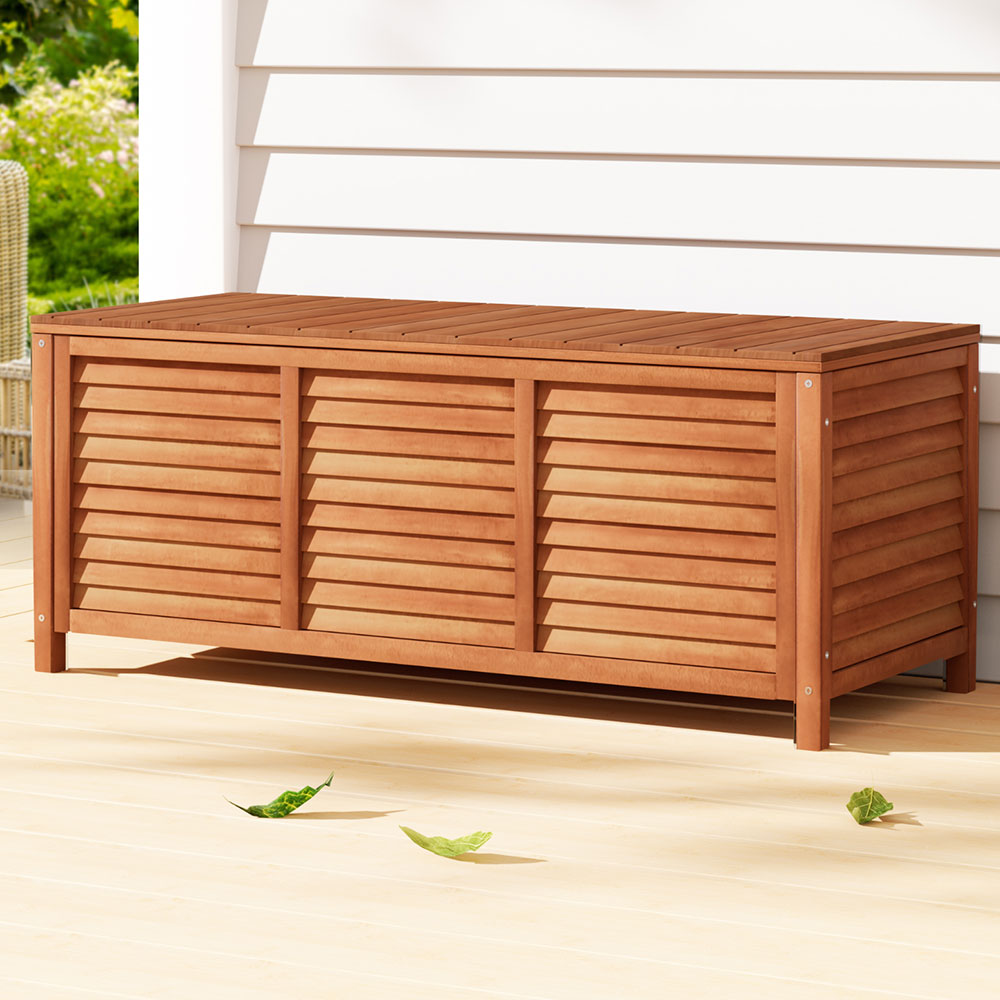 Gardeon Outdoor Storage Bench Box/Seat 210L Wooden
