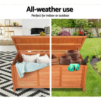 Gardeon Outdoor Storage Bench Box/Seat 210L Wooden