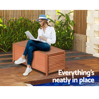 Gardeon Outdoor Storage Bench Box/Seat 210L Wooden