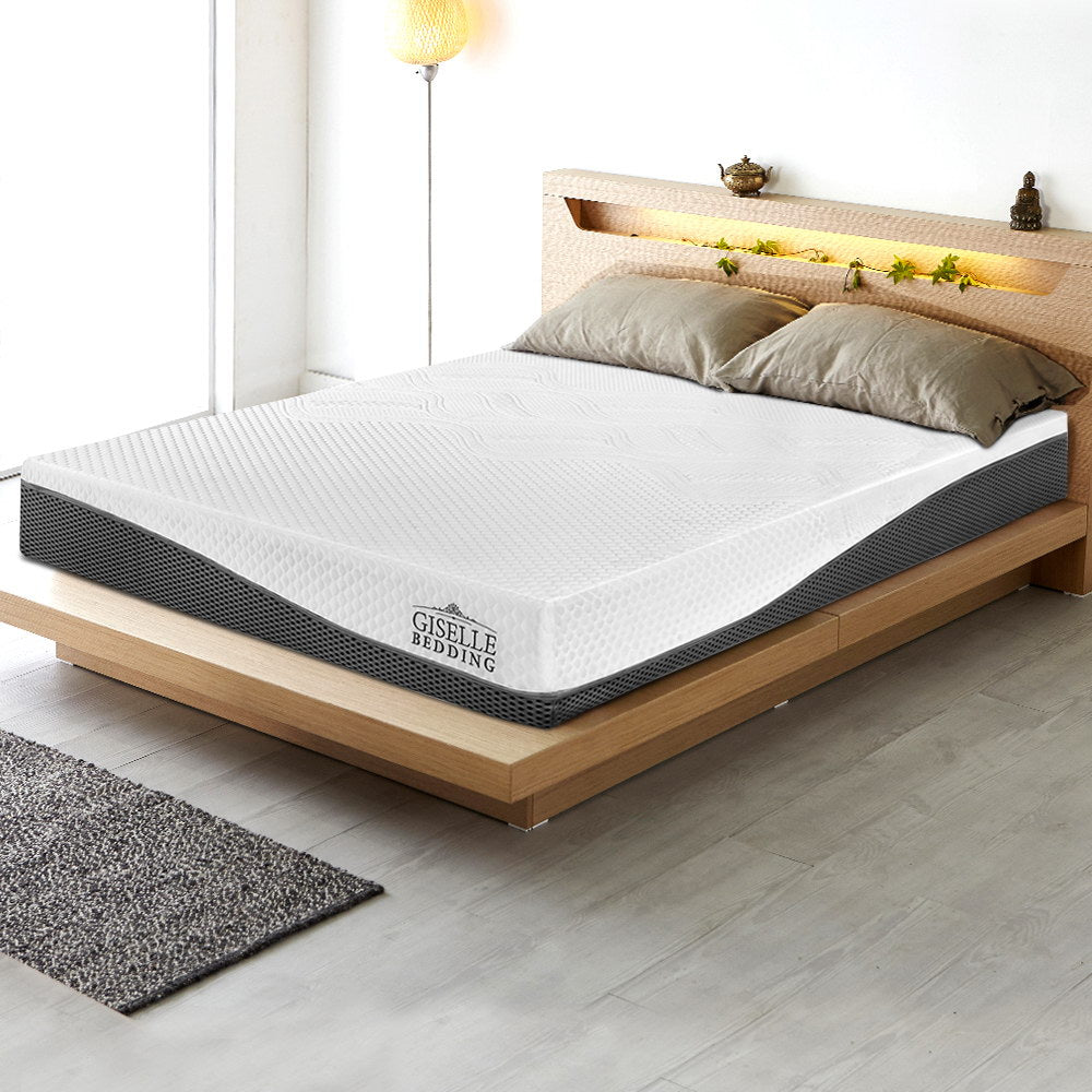 Giselle Bedding Memory Foam Mattress Bed Cool Gel Non Spring 21cm Double Or Queen