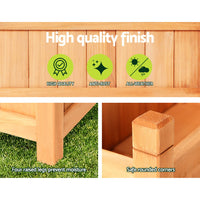 Wooden Planter Box Raised 90 x 30 x 33cms - X2