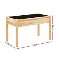 Elevated 120x60x80cm Wooden Planter Box - X2