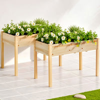 Elevated 120x60x80cm Wooden Planter Box - X2