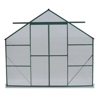 Greenfingers greenhouse aluminium polycarbonate - 6.3 x 2.44 2.1m 4