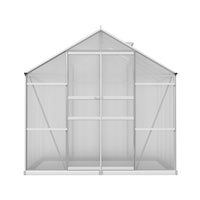 Greenfingers Aluminium Greenhouse Polycarbonate Garden Shed - 242 x 250 x 226cm