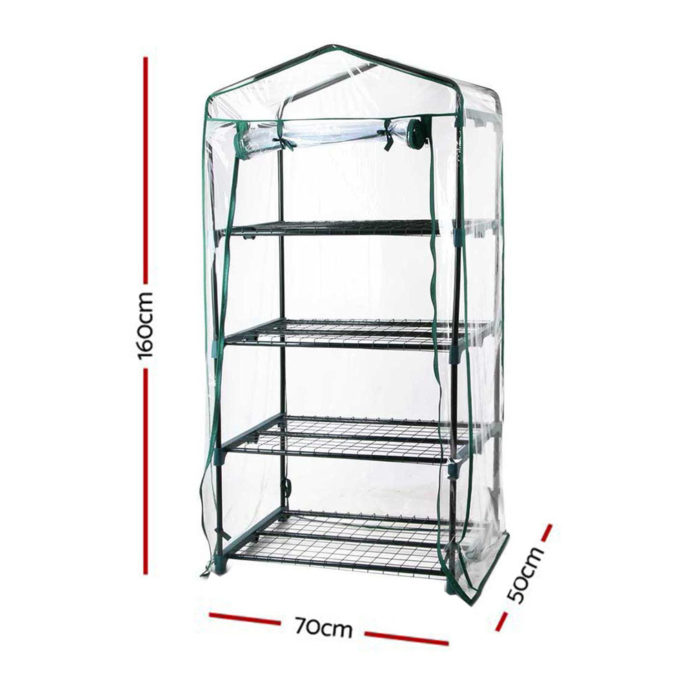 Greenfingers  Mini Green House 4 Tiers - 70 x 50 x 160cm