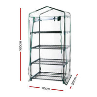 Greenfingers  Mini Green House 4 Tiers - 70 x 50 x 160cm