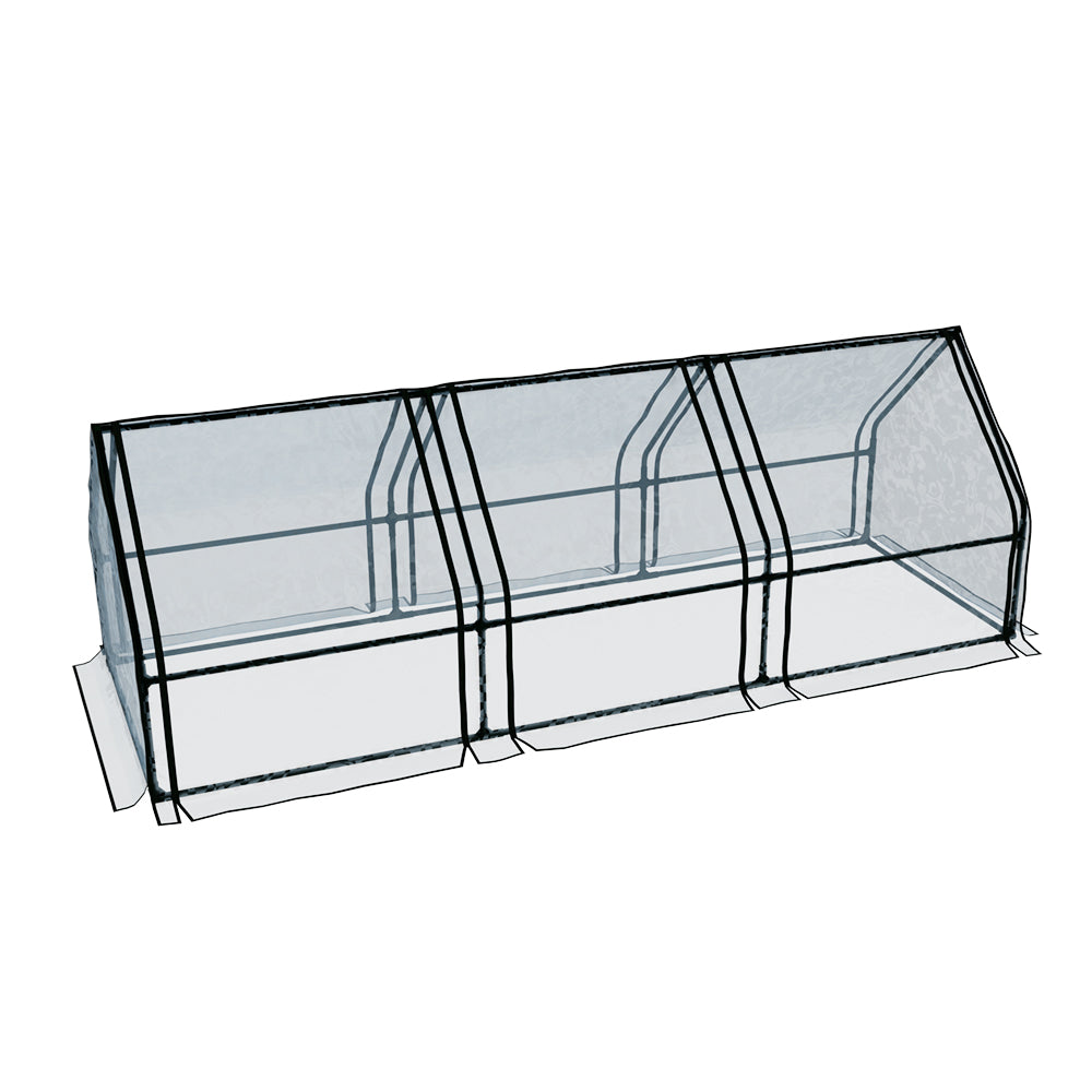 Greenfingers Mini Greenhouse  Raised Garden Bed Planter Box - 270 x 92 x 92cm