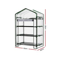 Greenfingers Mini Greenhouse 3 Tiers Garden Bed Planter Box - 128 x 69 x 49cm