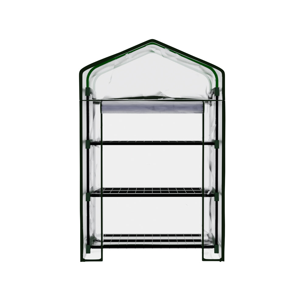 Greenfingers Mini Greenhouse 3 Tiers Garden Bed Planter Box - 128 x 69 x 49cm