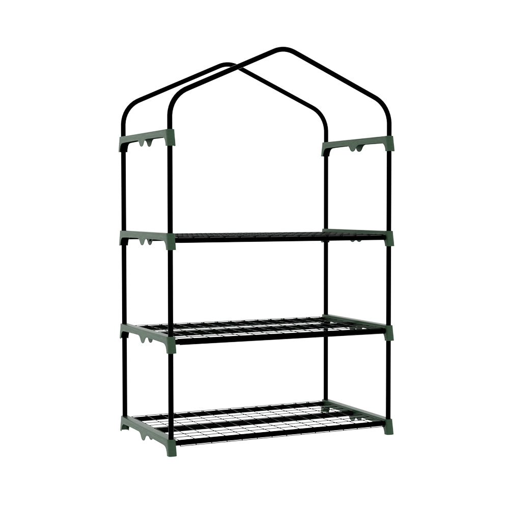 Greenfingers Mini Greenhouse 3 Tiers Garden Bed Planter Box - 128 x 69 x 49cm
