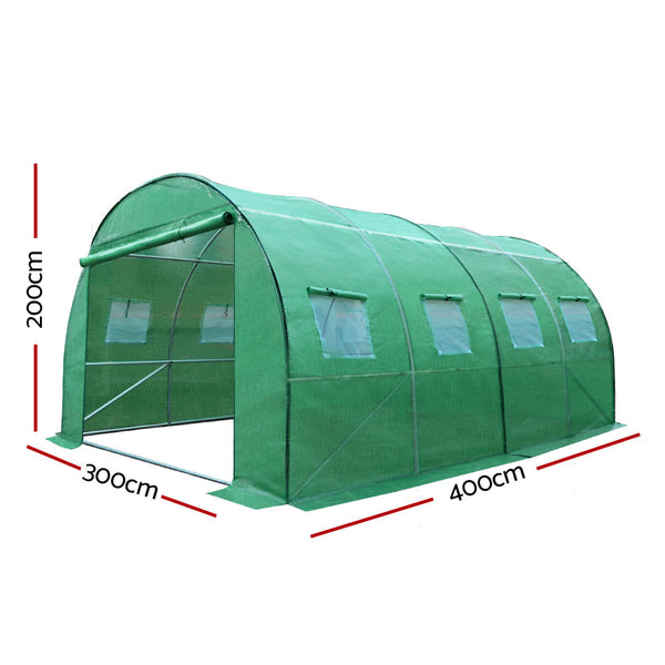 Greenfingers Walk in Green House Tunnel Dome - 4 x 3 x 2m