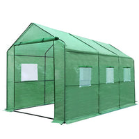 Greenfingers 3.5x2x2M Walk in Green House Tunnel Plant Garden Shed