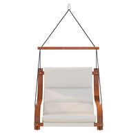 Gardeon Wooden Hanging Chair with Footrest