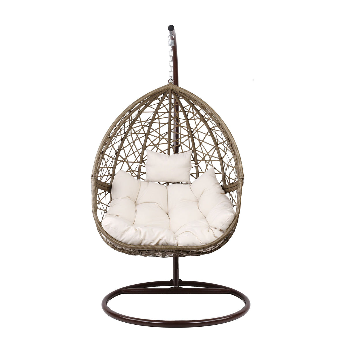 Outdoor Egg Swing Chair Wicker Pod With Stand