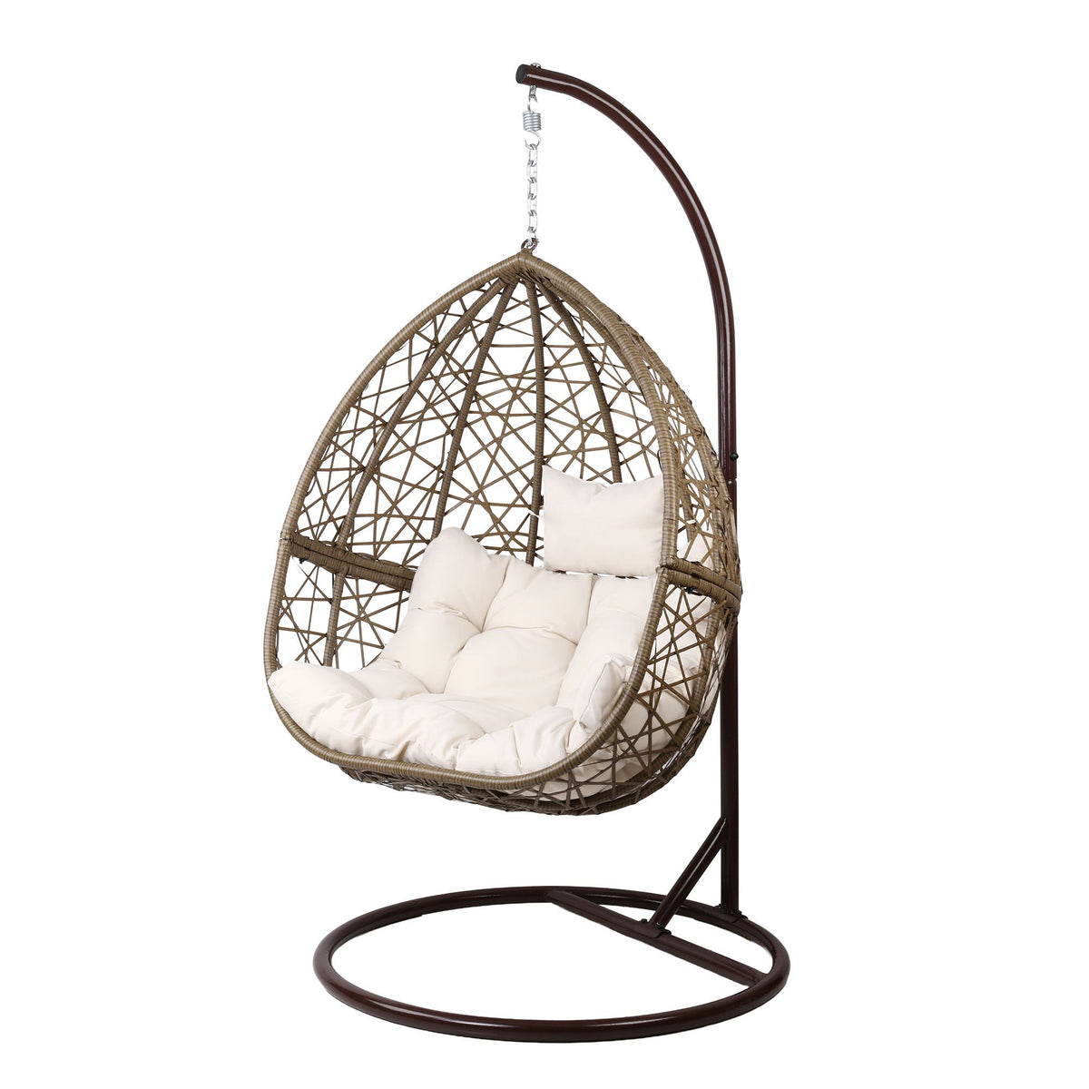 Outdoor Egg Swing Chair Wicker Pod With Stand