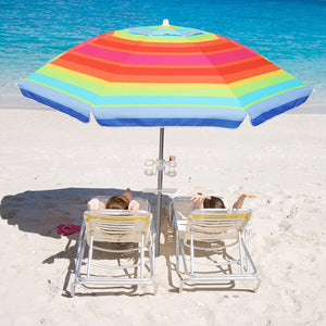 Mountview 2M Outdoor Beach Umbrellas Sand Colorful-1954802439458787334