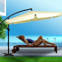 Mountview 3M Outdoor Umbrella Beach Beige Without Base-1910112909254594566