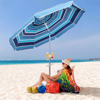 Mountview 2M Outdoor Beach Umbrellas Sand Blue-1954802439110660102