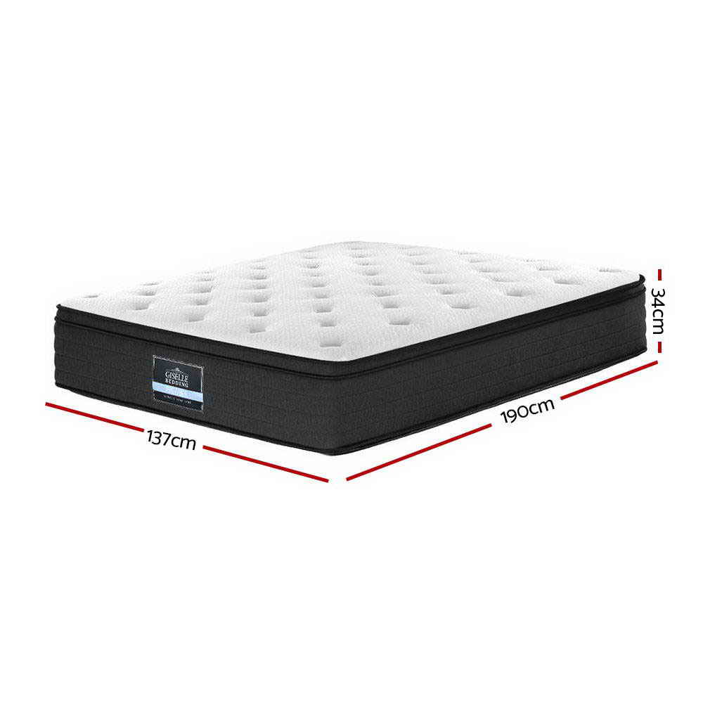Giselle Bedding 34cm Mattress Euro Top Double, Queen or King