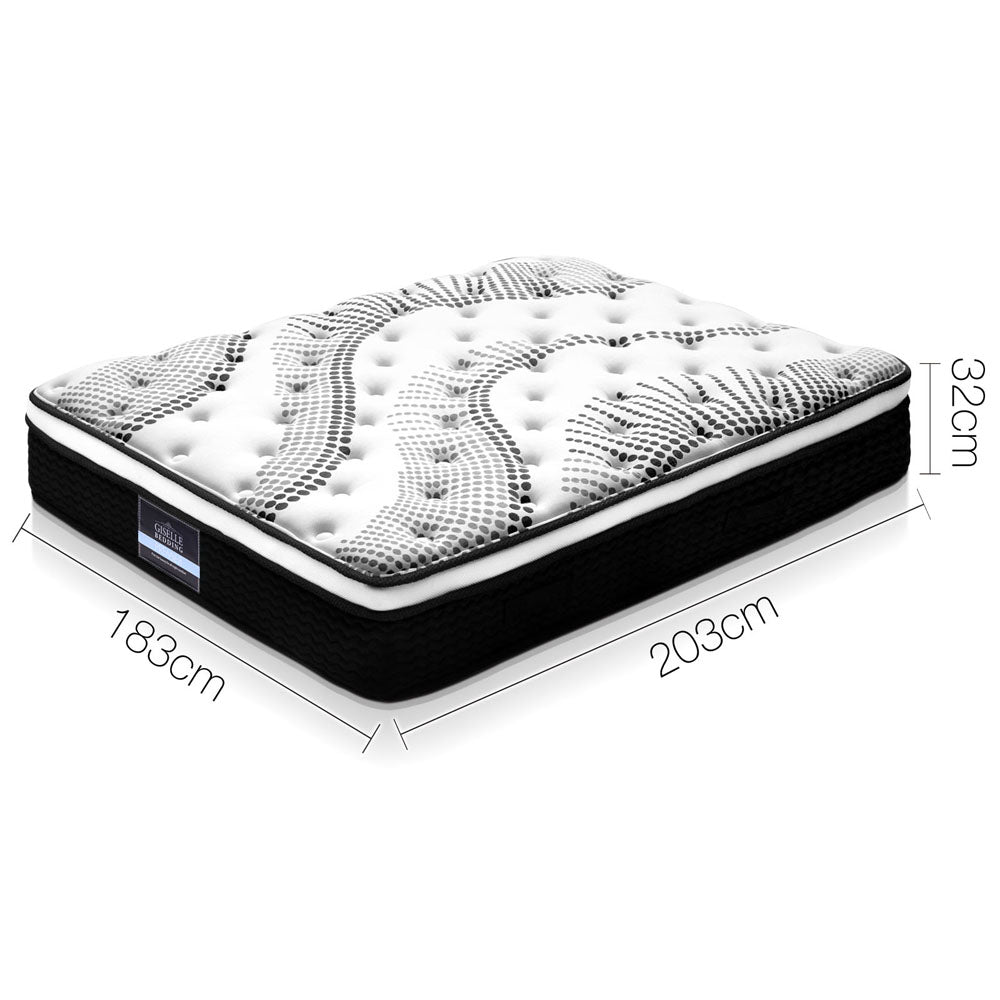 Giselle Bedding 32cm Mattress Euro Top - 3 Sizes