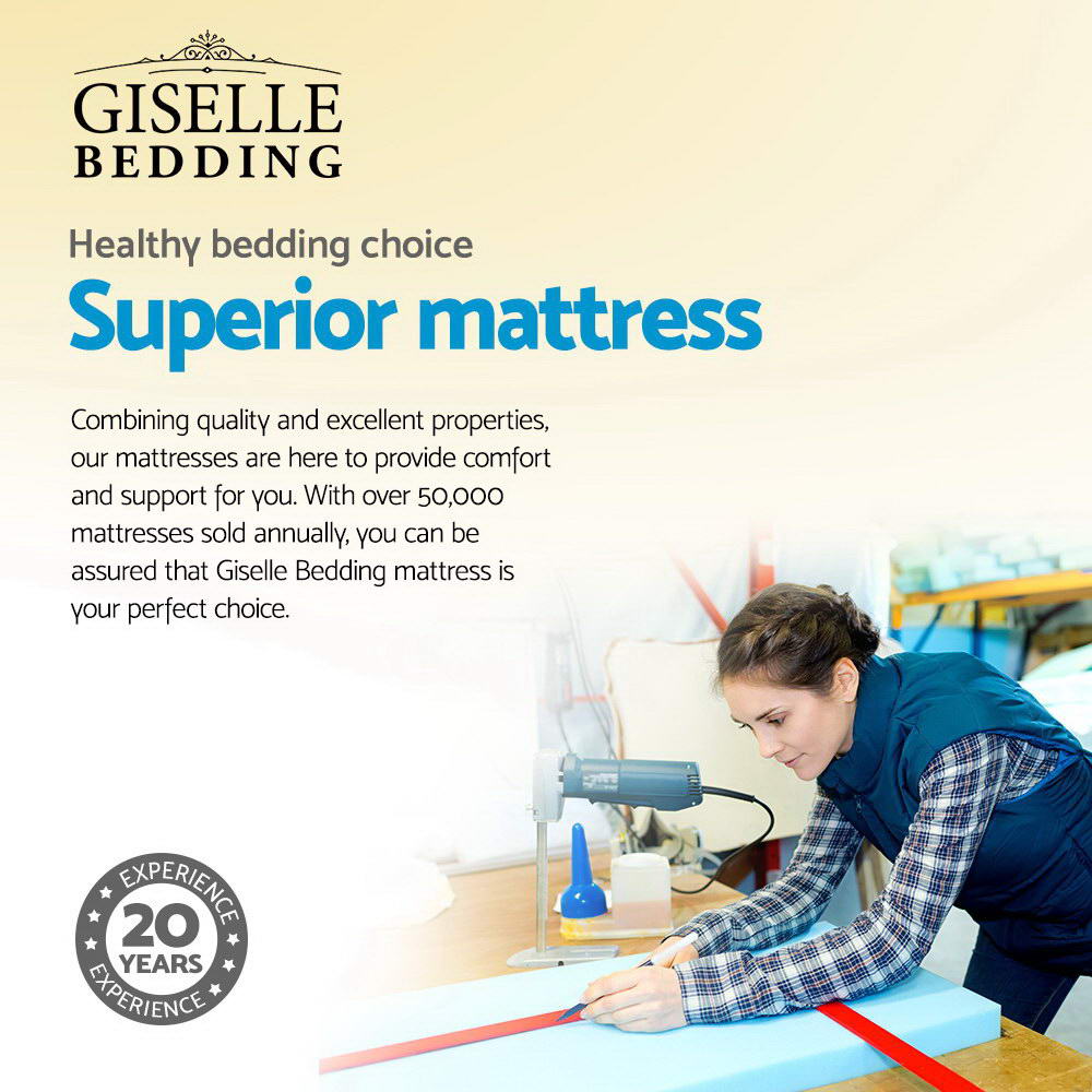 Giselle Bedding 34cm Mattress Cool Gel Memory Foam Queen Or King