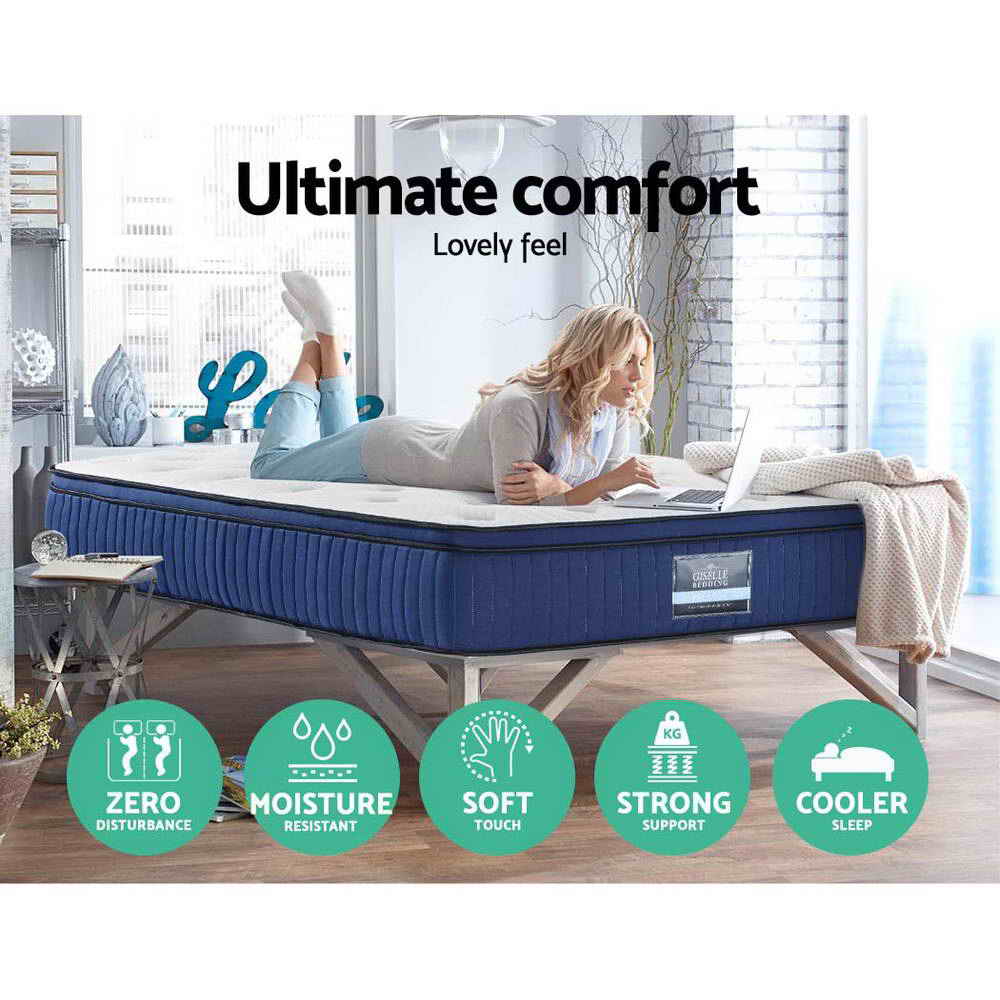 Giselle Bedding 34cm Mattress Cool Gel Memory Foam 7 Zone Queen Or King