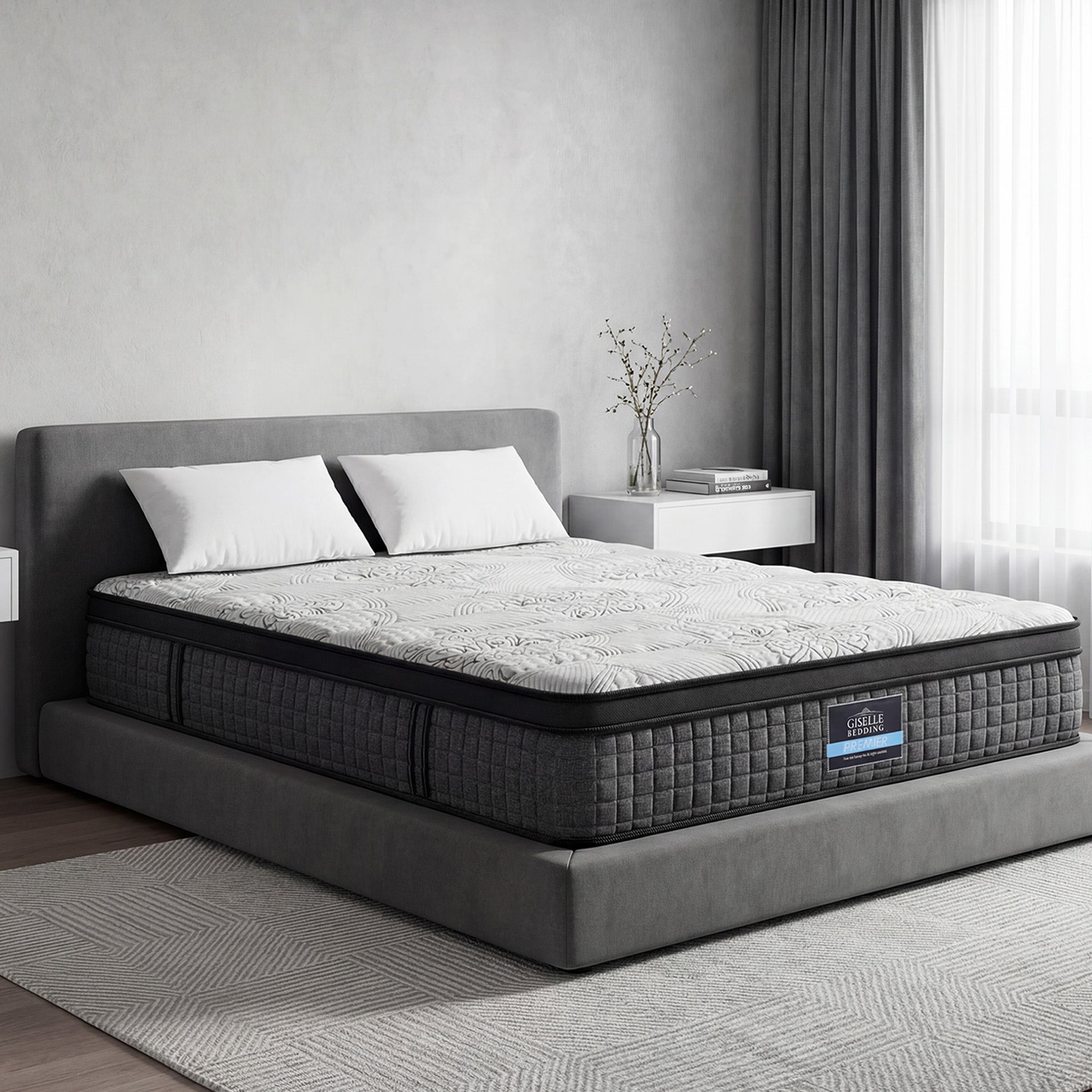 Giselle Bedding 34cm Mattress 9 Zone Latex Foam - Queen Or King