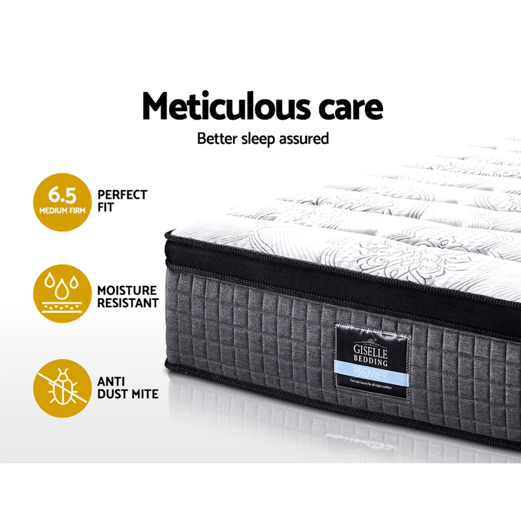 Giselle Bedding 34cm Mattress 9 Zone Latex Foam - Queen Or King