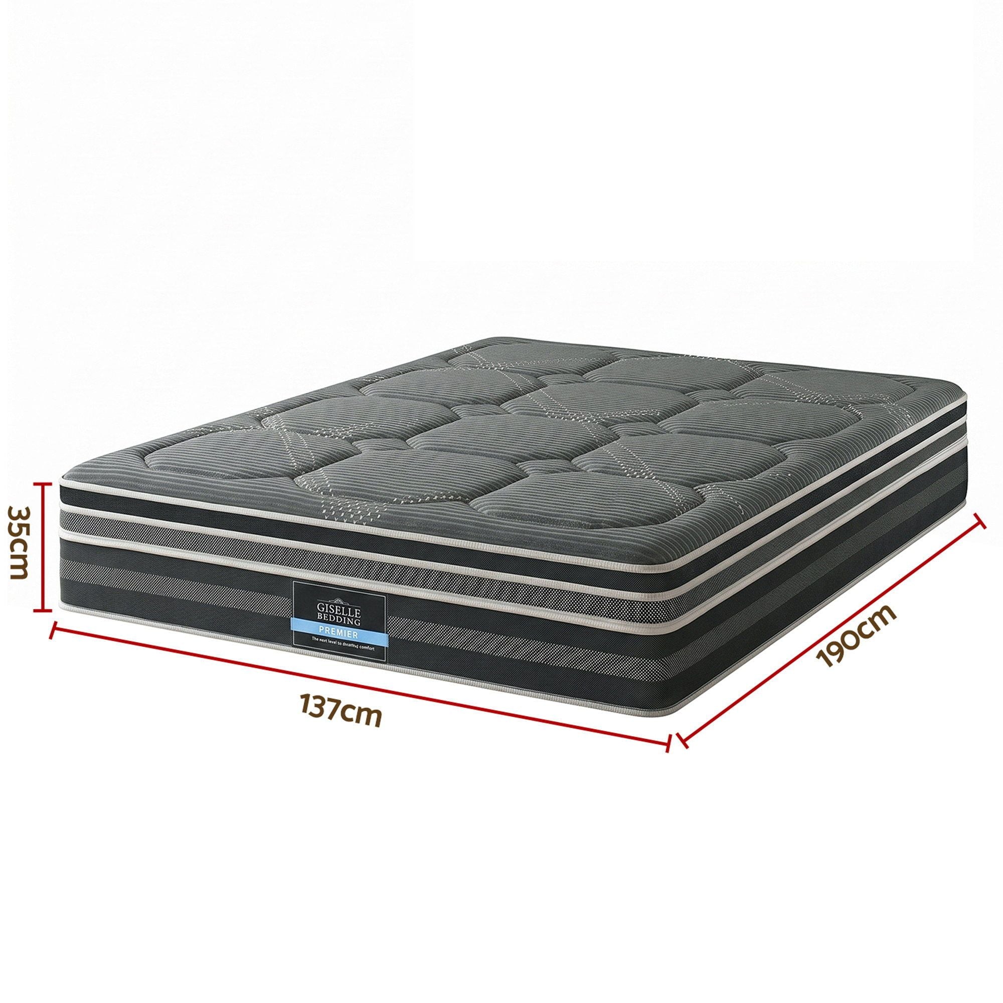 Giselle Mattress 35cm Hybrid Pocket Spring Euro Top Double, Queen or King