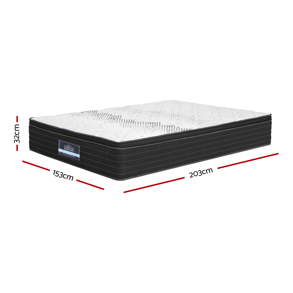 Giselle Bedding 32cm Mattress Extra Firm Queen or King