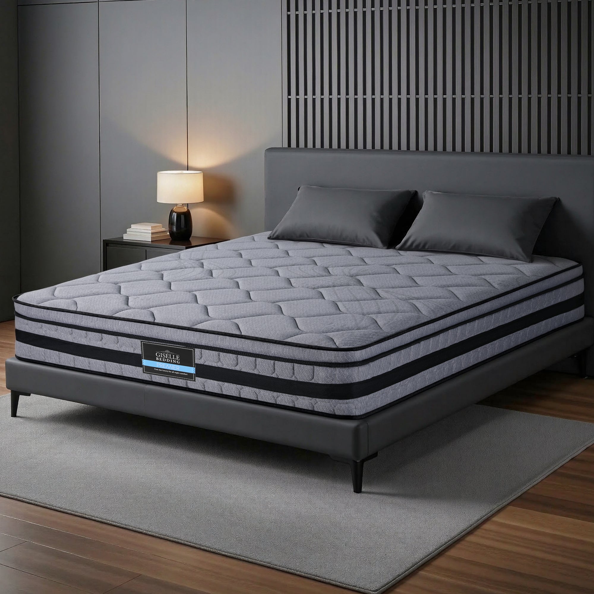 Giselle Bedding 34cm Hybrid, Pocket Spring Bed Mattress - Queen or King