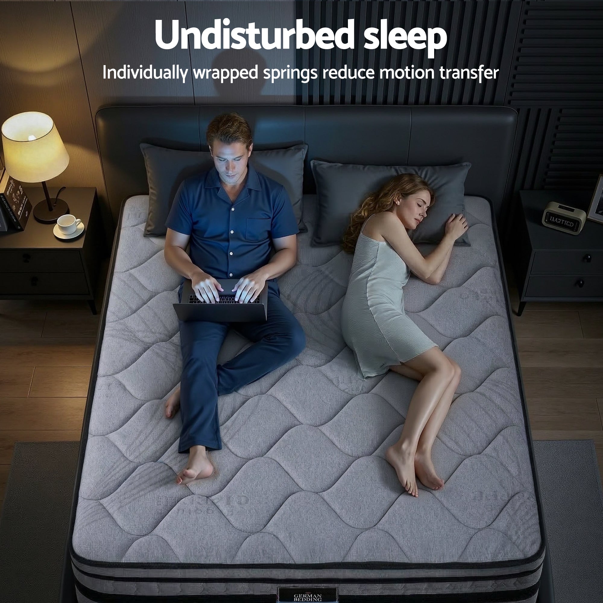 Giselle Bedding 34cm Hybrid, Pocket Spring Bed Mattress - Queen or King