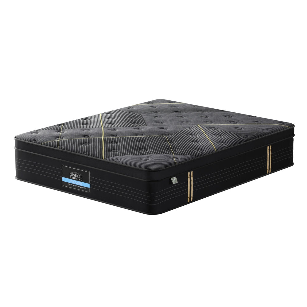 Giselle Mattress 35cm Bed Bamboo Pocket Firm Foam - Queen or King