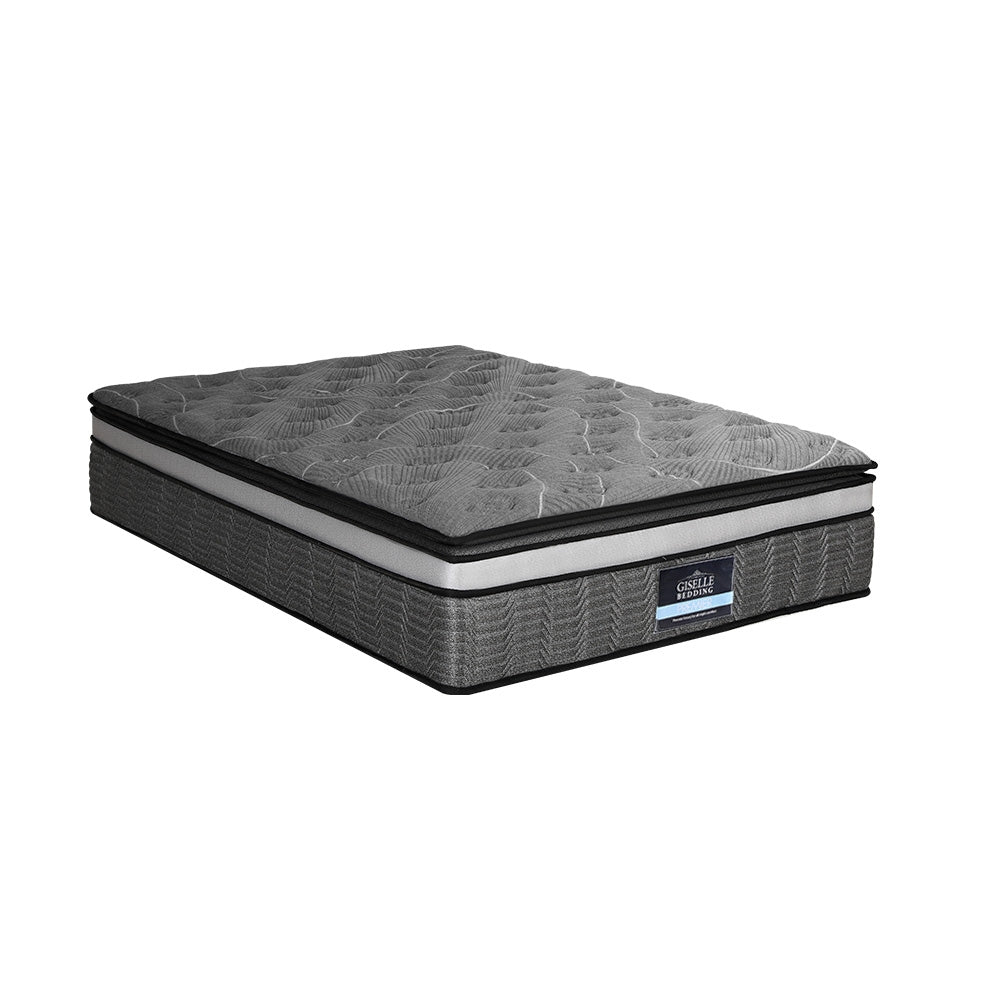 Giselle Bedding 34cm Mattress Double Layer Pocket Spring - 3 Sizes