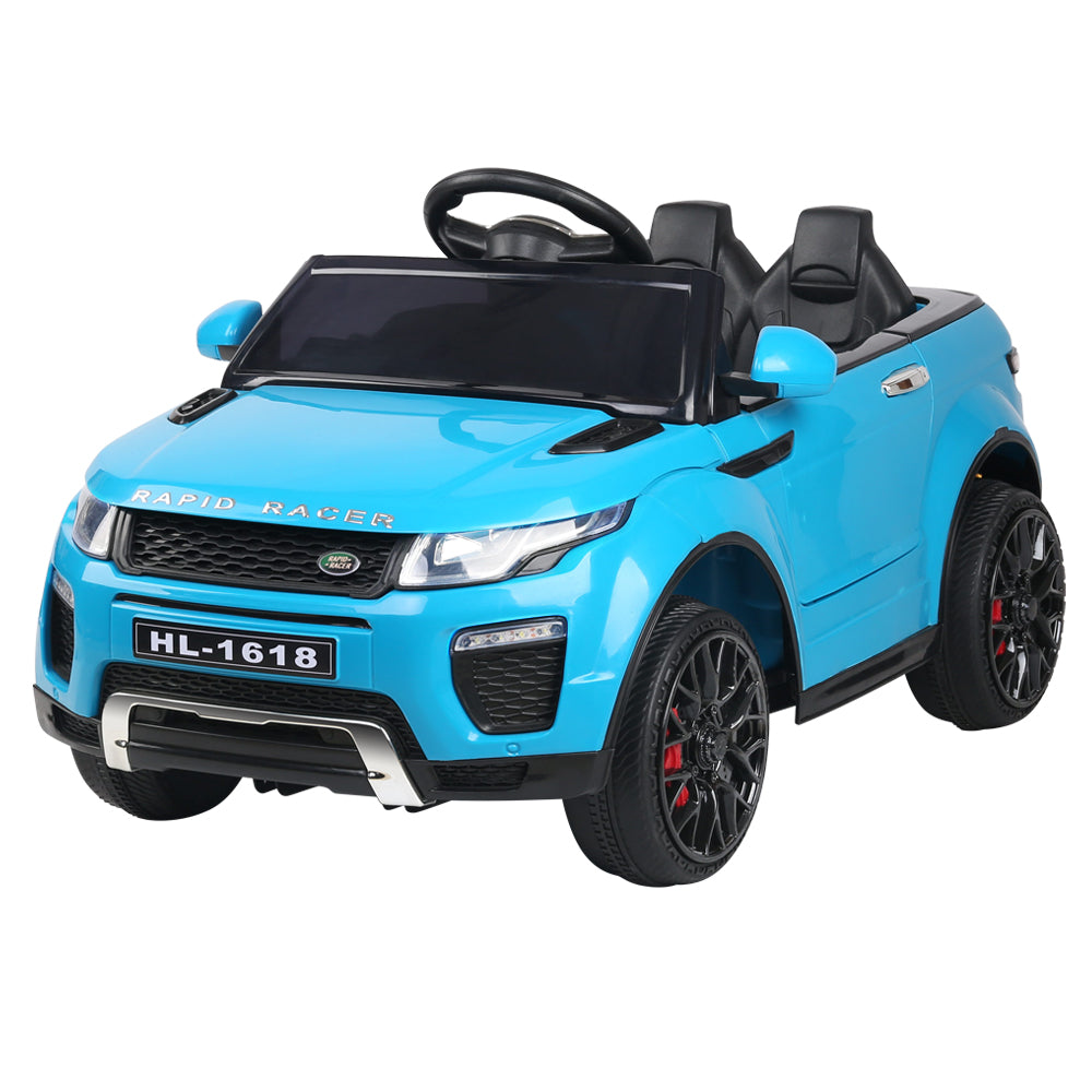 Rigo Kids Electric Ride On Car SUV Range Rover-inspired Toy  Remote 12V - Blue