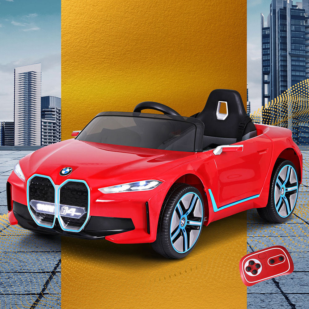 Kids Ride On Car BMW Licensed I4 Sports Remote Control Electric Toys 12V - 2 Colours