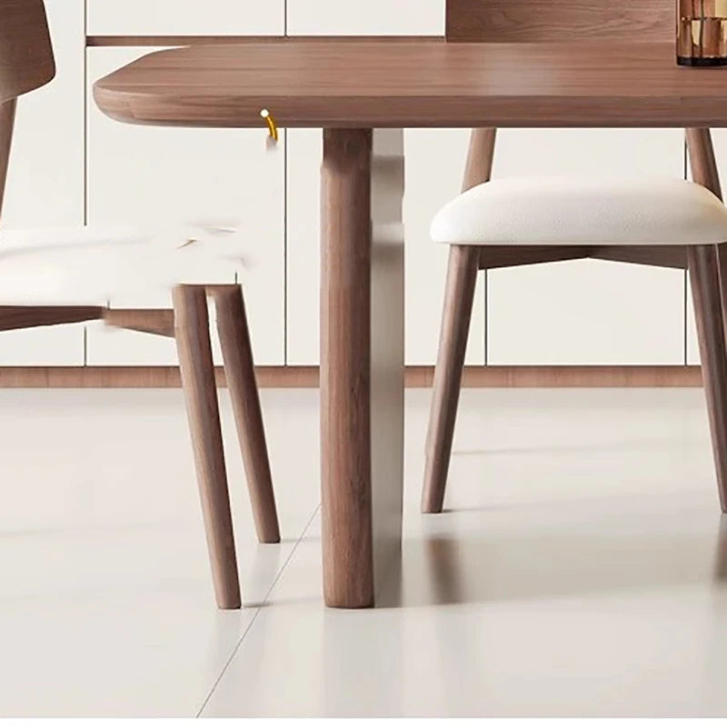 Macchiato Walnut Dining Table in Solid Rubberwood  140cm & 160cm - Rectangle