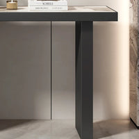 Pilar Form Marbled Stone Entryway Table - 2 Options