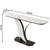 Modern European Rock Slab Entryway Console Table - 6 Options