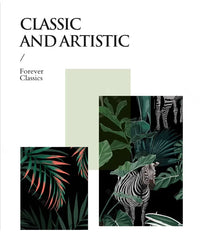 Luxury American-Style Sideboard in Black with Hand-Painted Floral Panels - 2 Sizes