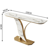 Modern European Rock Slab Entryway Console Table - 6 Options
