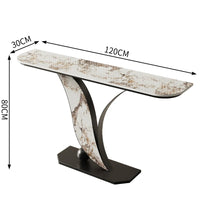 Modern European Rock Slab Entryway Console Table - 6 Options