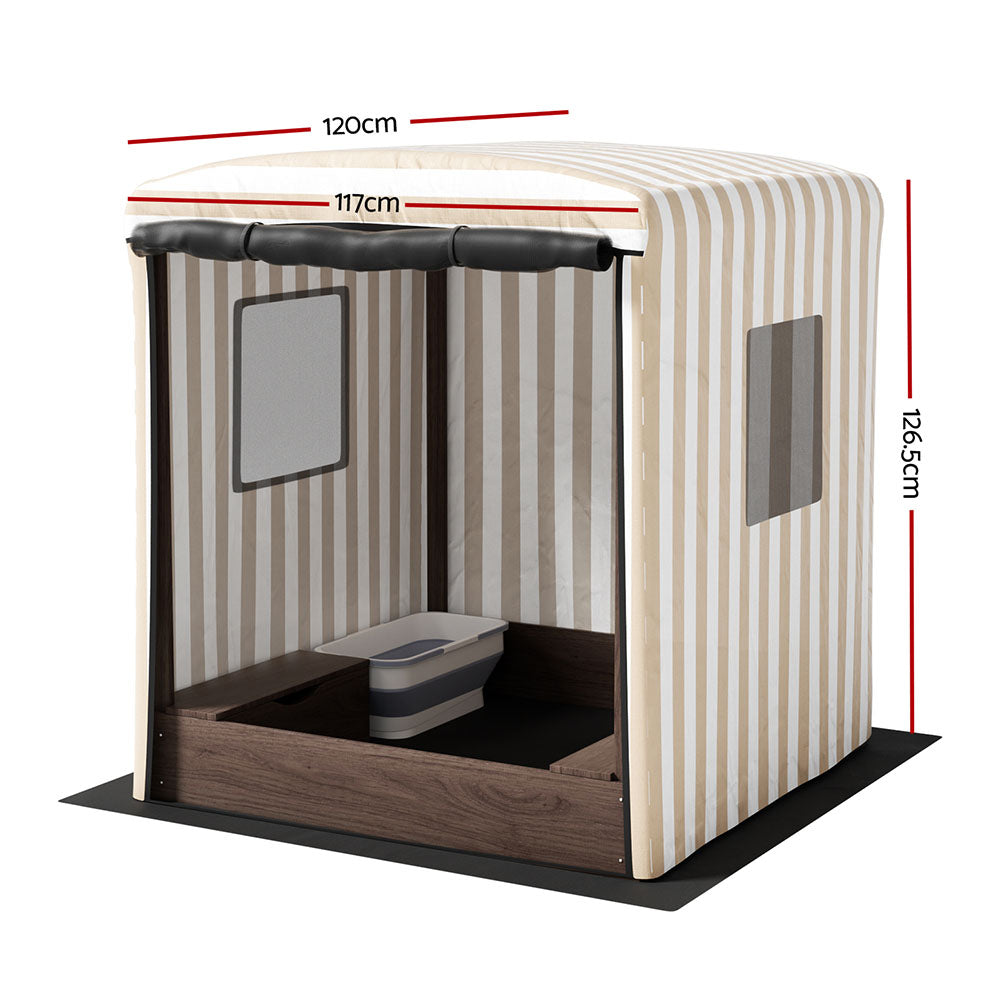 Kids Sandpit Wooden with Canopy  120cm