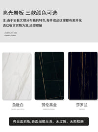 Modern Burnt Orange Sideboard Cabinet with Marble Top - 2 Sizes