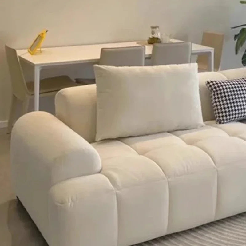 Modern Cloud Bubble Sofa – White 3 and 4 Seater