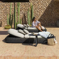 Outdoor Rattan Aluminum Recliner Sun Lounger/Armchair - various colours & styles